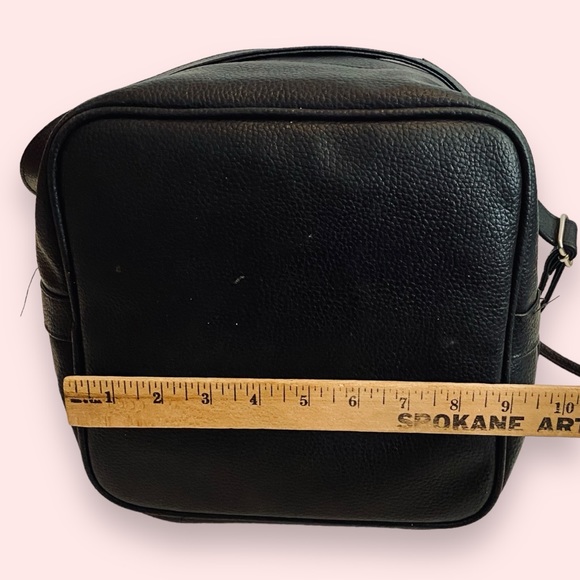 Monteil Paris Logo Black Bucket Drawstring Bag - Picture 12 of 14